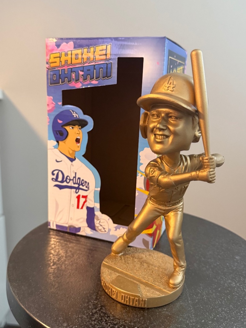 Shohei Ohtani Dodgers Gold Anime Bobblehead Membership Exclusive SGA Rare